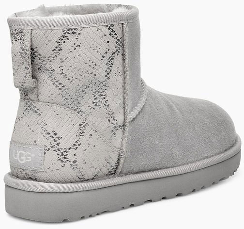 classic mini metallic snake boot ugg