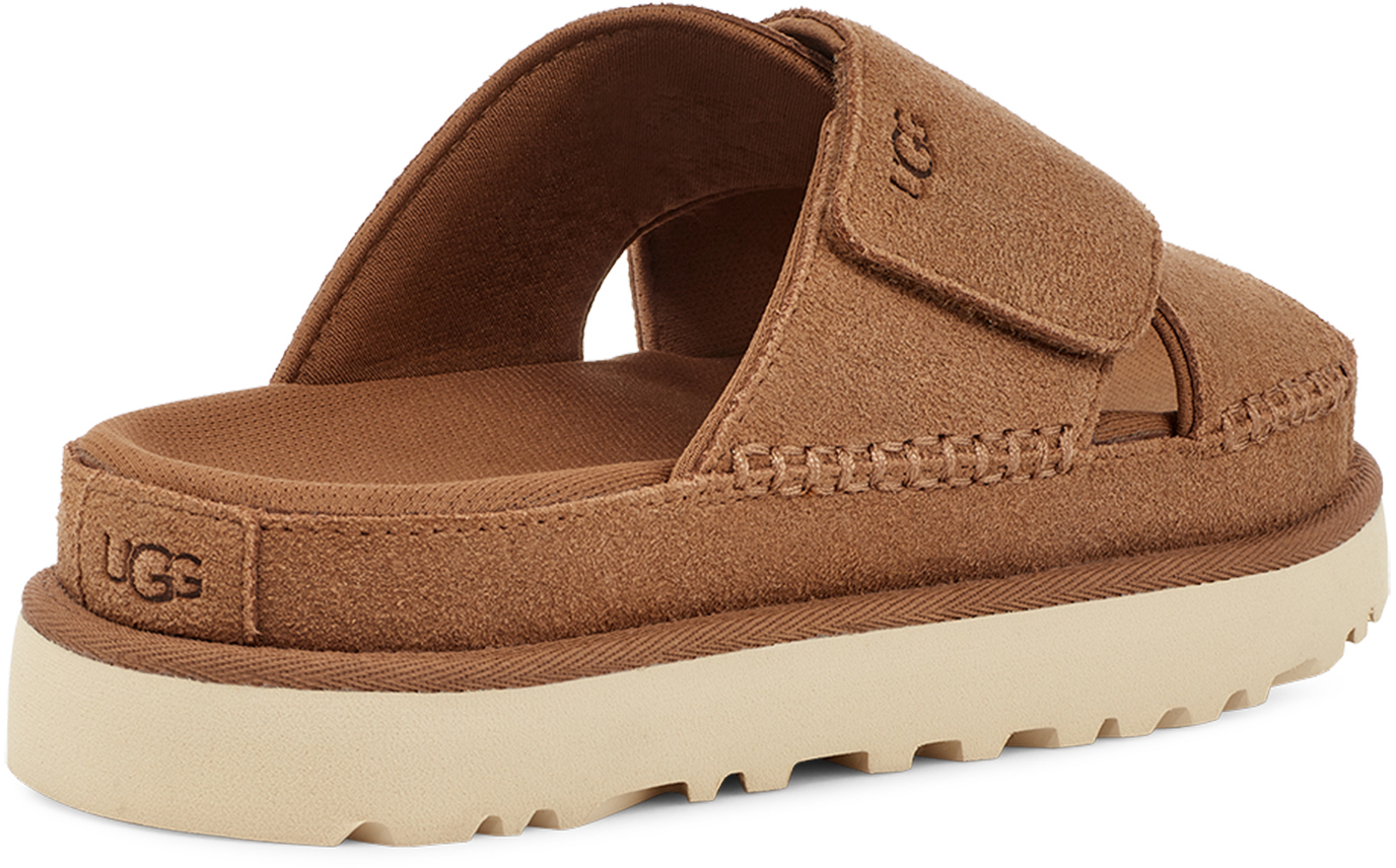 UGG Sandalen Slaps GOLDENSTAR CROSS SLIDE Sandale 2024 chestnut Sandaletten