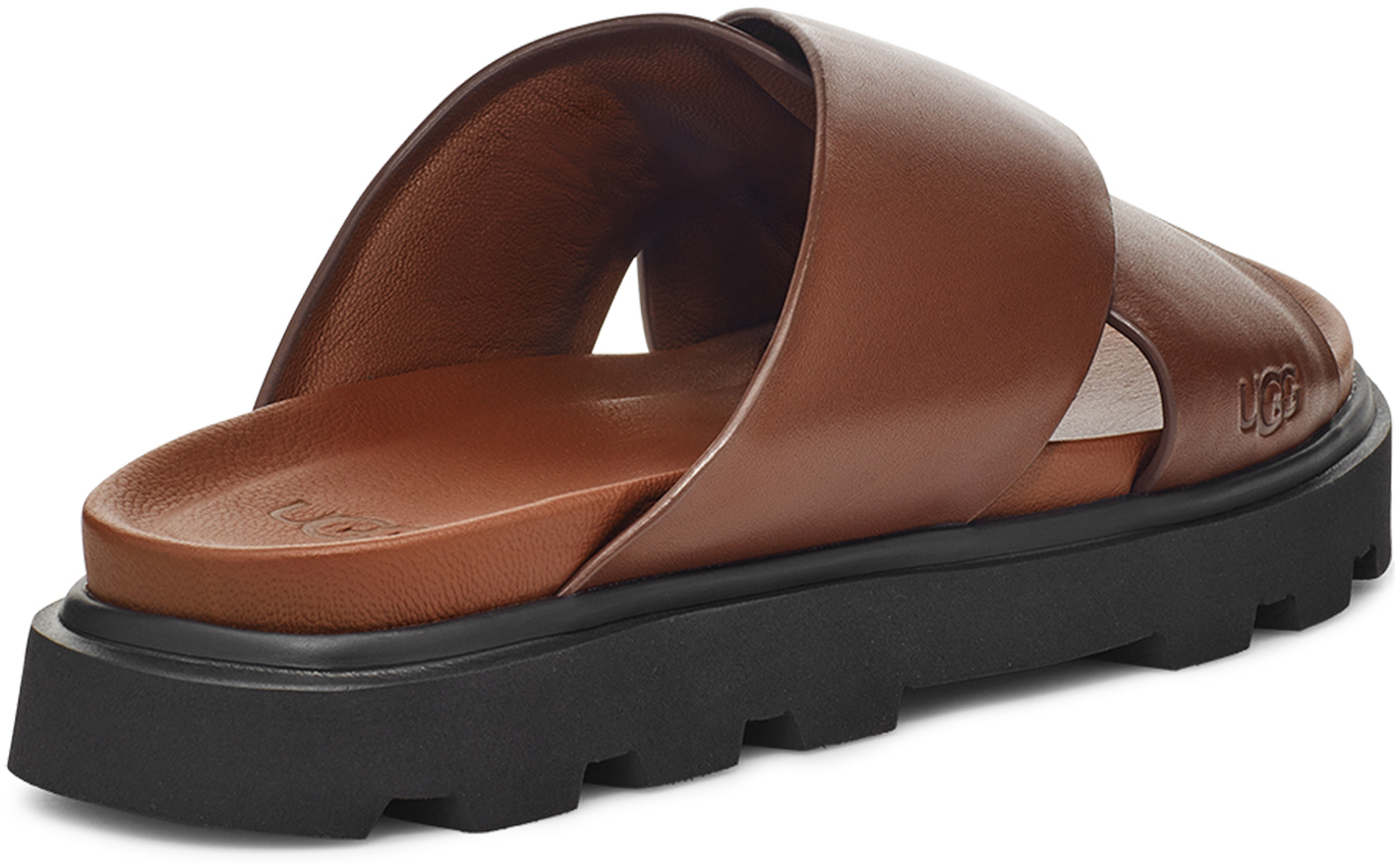 UGG Sandalen Slaps CAPITELLE CROSSBAND Sandale 2024 cognac Sandaletten Slipper