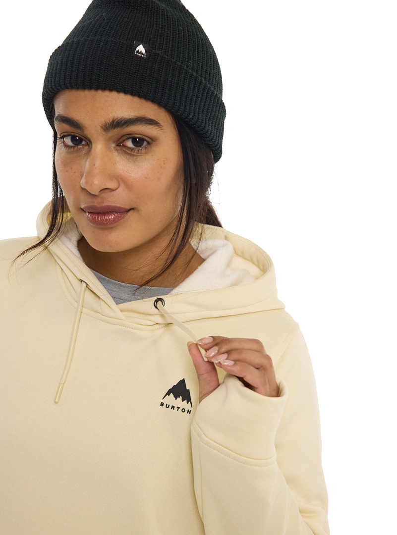 Burton WOMEN OAK Hoodie creme brulee heather Warehouse One