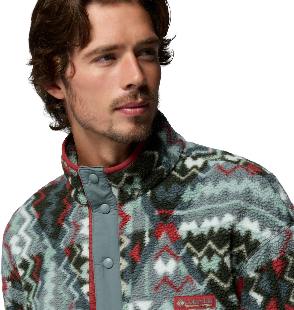 Artikelbild 4 des Artikels “HELVETIA II PRINTED Fleece 2027 sedona sage geomix L“
