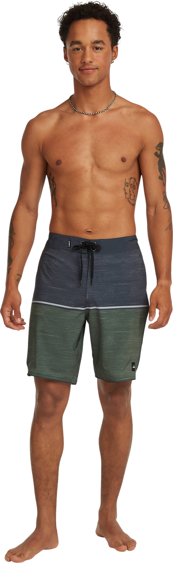 Product image 4 of the product “HYPERFREAK MYSTO BLOCK SCALLOP 19 Boardshort 2026 dark olive mysto block 30”