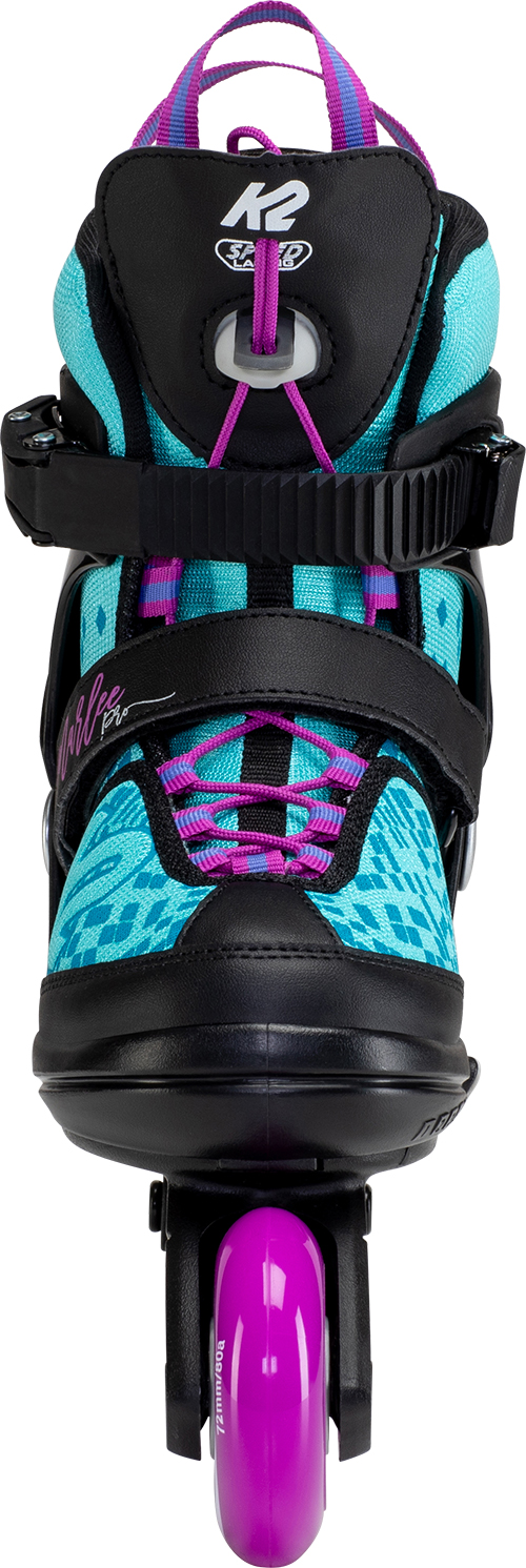 Artikelbild 4 des Artikels “MARLEE PRO Kinder Inline Skate light blue/purple inkl. ALPINA XIMO 2 aqua rose flower gloss 35-40 | 47-51“