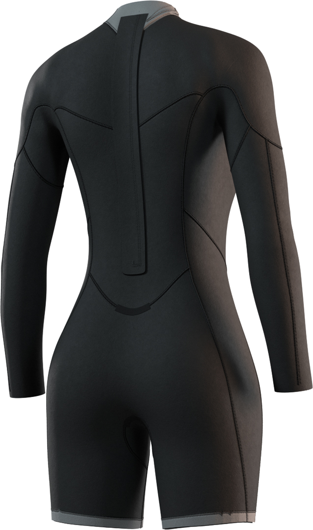 Artikelbild 4 des Artikels “BRAND WOMEN 3/2 LS BACK ZIP Shorty 2026 black S“