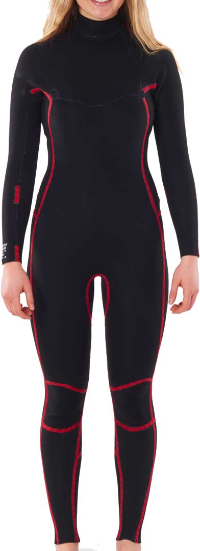Product image 4 of the product “WOMENS DAWN PATROL PERFORMANCE 4/3 CHEST ZIP Full Suit 2023 black 14”