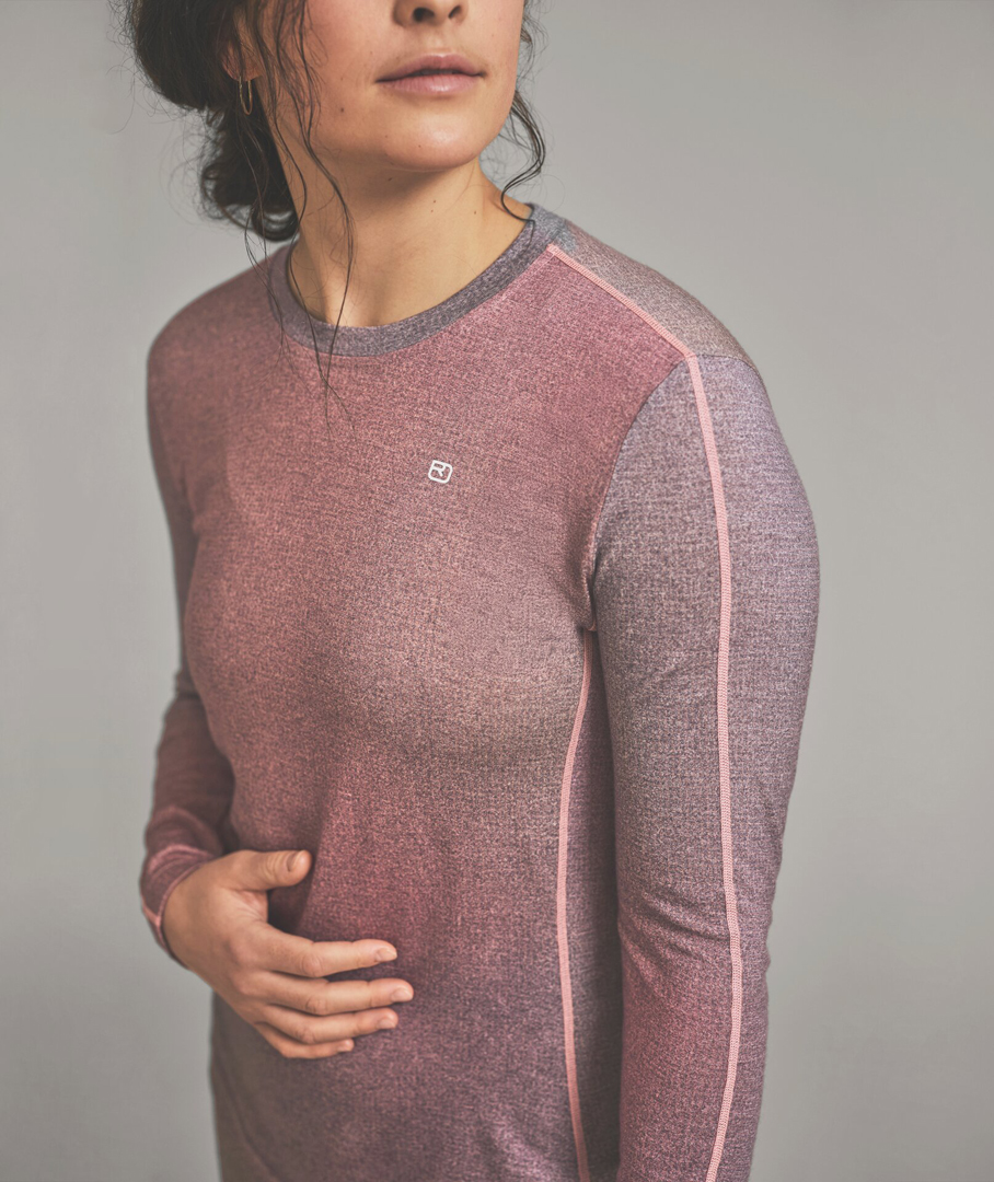 Product image 4 of the product “185 ROCK N WOOL PRINT WOMEN Longsleeve 2026 aop dawn rose ”