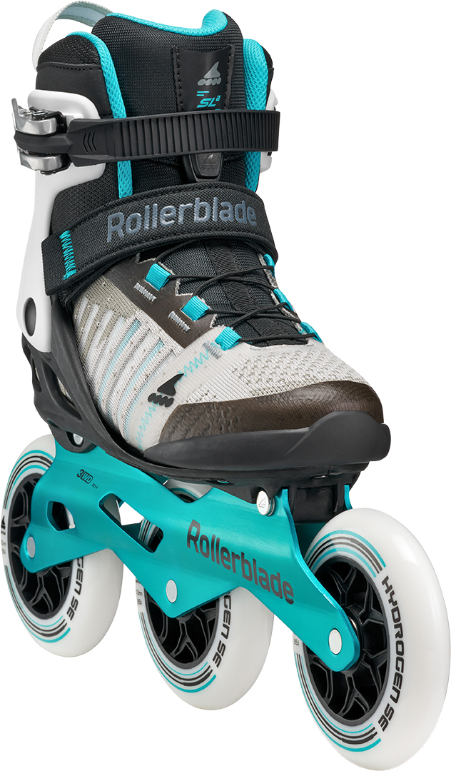 Product image 4 of the product “MACROBLADE 110 W Inline Skate 2026 black/aquamarine 38/38,5”