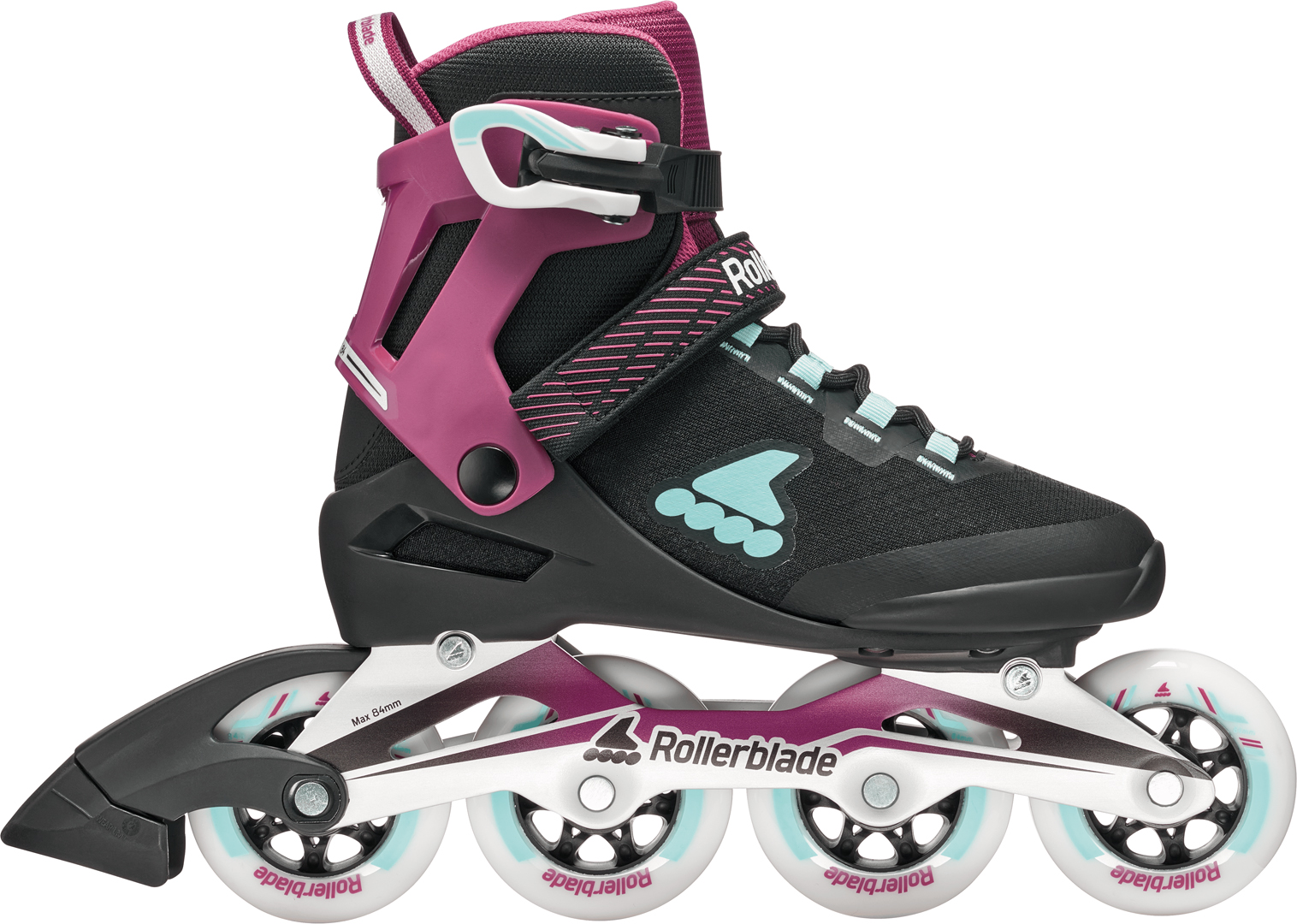 Artikelbild 4 des Artikels “MACROBLADE 84 W Inline Skate 2026 black/burgundy/ocean green 38/38,5“