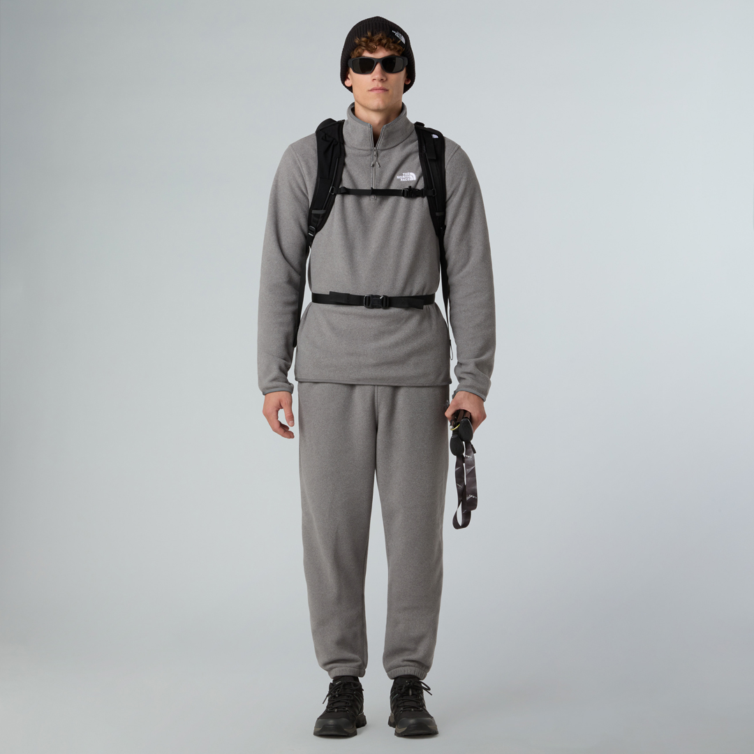 Product image 4 of the product “GLACIER 1/4 Zip Fleece 2027 tnf mid grey heather XL”