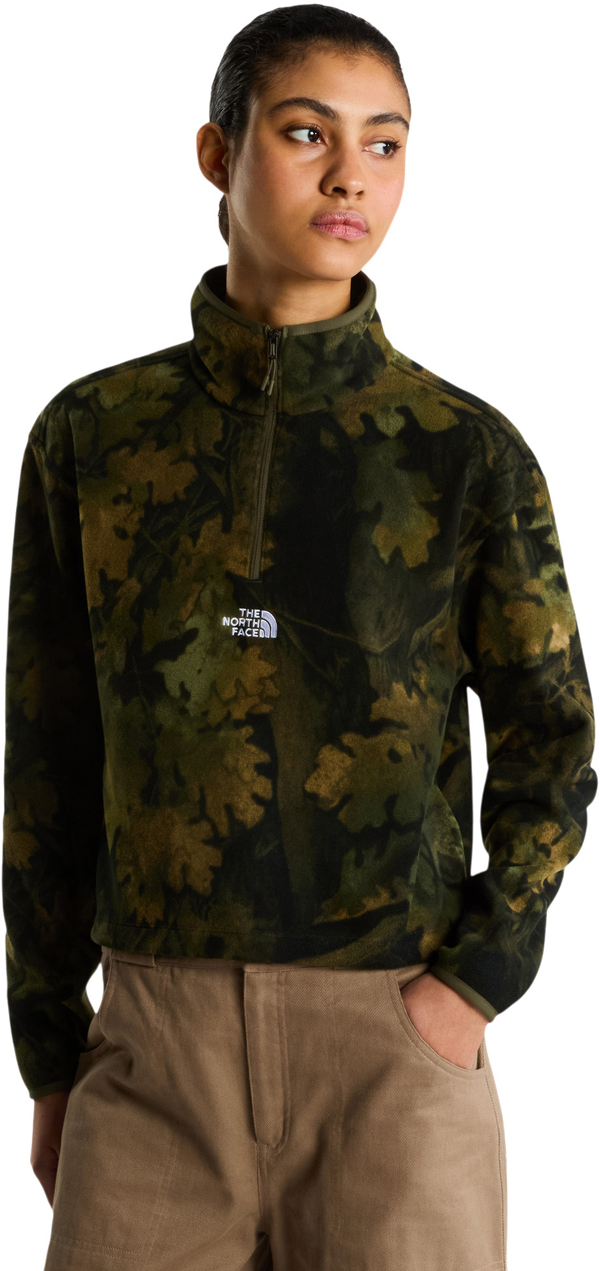 Product image 4 of the product “WOMEN NOVELTY LOGO GLACIER 1/4 ZIP Fleece 2027 woodland green XL”