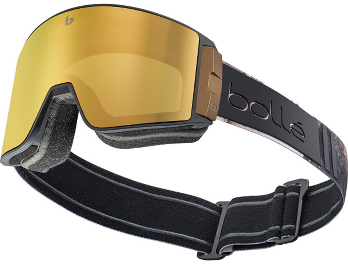 Product image 4 of the product “BLACKRIDGE Goggle 2027 brushstroke matte/gold ”
