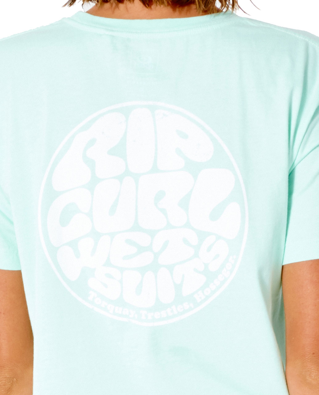Rip curl WETTIE ICON TEE One aqua Warehouse | II T-Shirt light