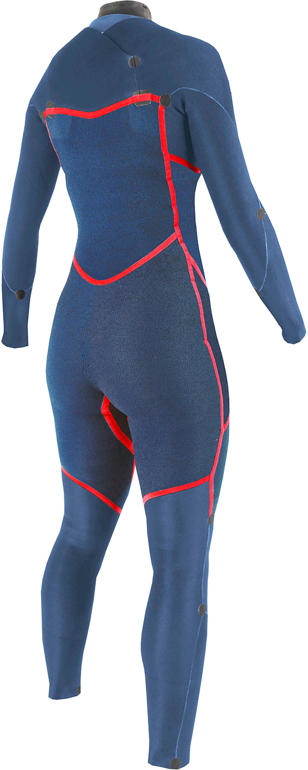 SOÖRUZ Neopren Surfanzug Neoprenanzug DIVINE OYSTERPRENE 43 FRONT ZIP Full Suit