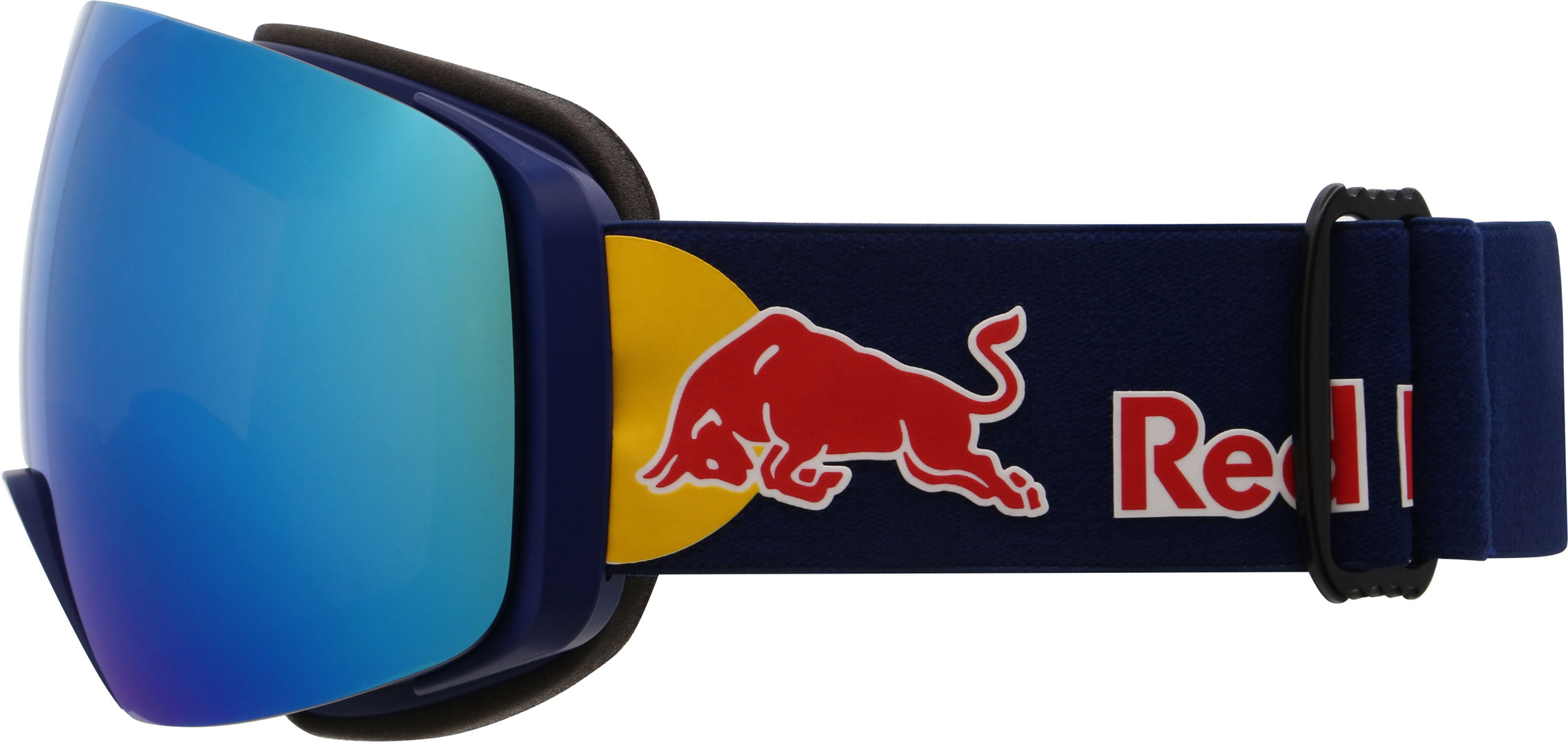 Product image 4 of the product “RED BULL JON Goggle 2026 blue/smoke blue mirror + Zusatzglas light pink ”
