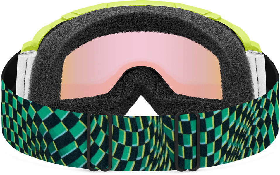 Artikelbild 4 des Artikels “DAREDEVIL Schneebrille 2026 electric lime left turn/blue sensor mirror “