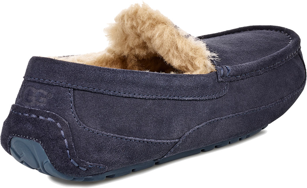 ugg navy ascot slippers
