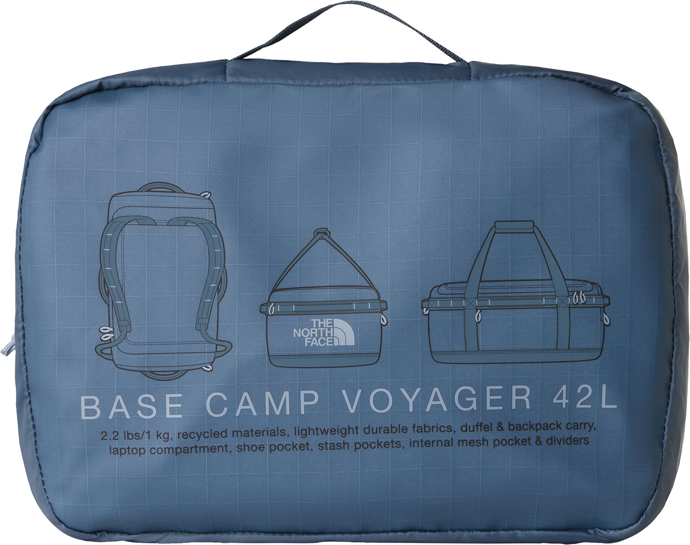 Artikelbild 4 des Artikels “BASE CAMP VOYAGER 42L Tasche 2027 granite grey/frost grey “
