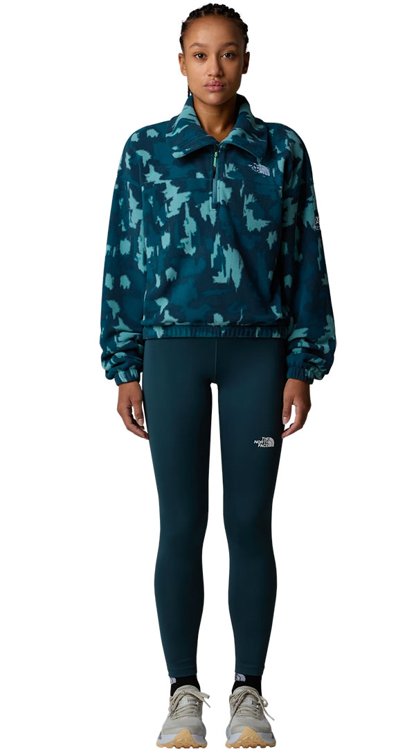 Product image 4 of the product “WOMEN MOUNTAIN ATHLETICS PRINTED 1/4 Zip Fleece 2026 deep cypress painted mo M”