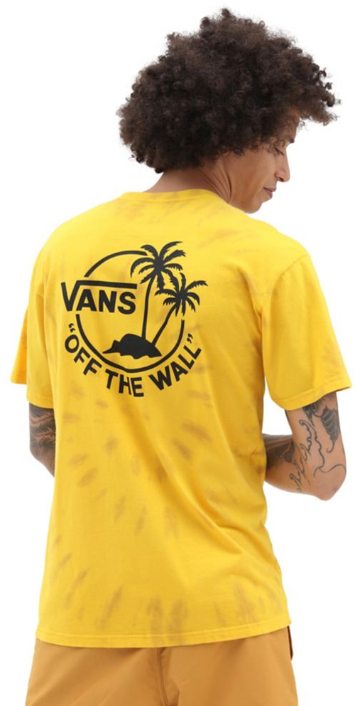 Vans off the outlet wall yellow shirt