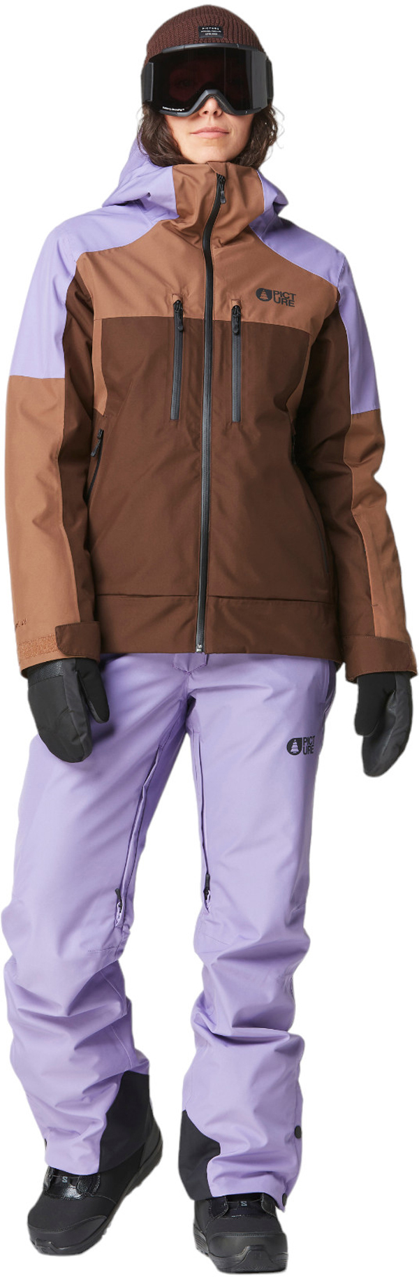 Product image 4 of the product “EXA Jacket 2025 paisley cocoa chicory S”