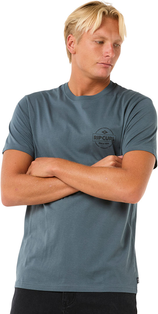 RIP CURL Shirt camiseta parte superior STAPLE T-Shirt 2025 pine night parte superior Top - Imagen 10 de 15