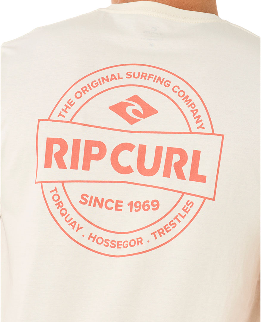 RIP CURL Shirt Tshirt Oberteil STAPLE T-Shirt 2025 bone Oberteil Top T-Shirt - Bild 11 von 36