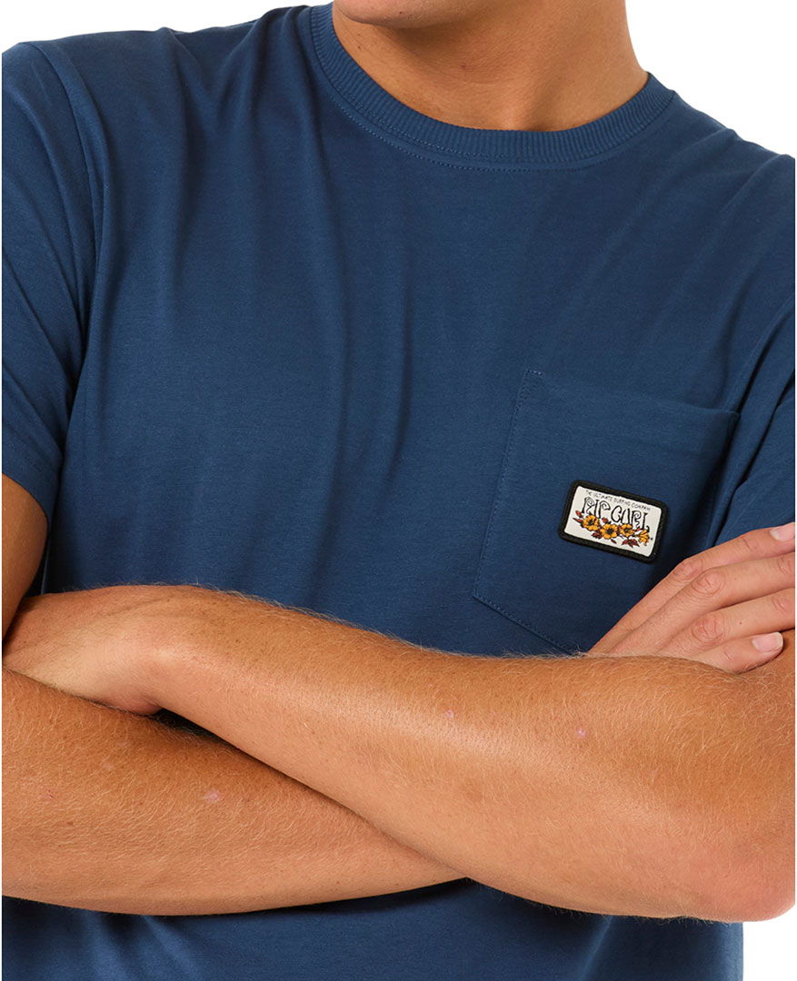 Camiseta RIP CURL parte superior SURF PARADISE BADGE UPDATE 2025 washed - Imagen 11 de 30