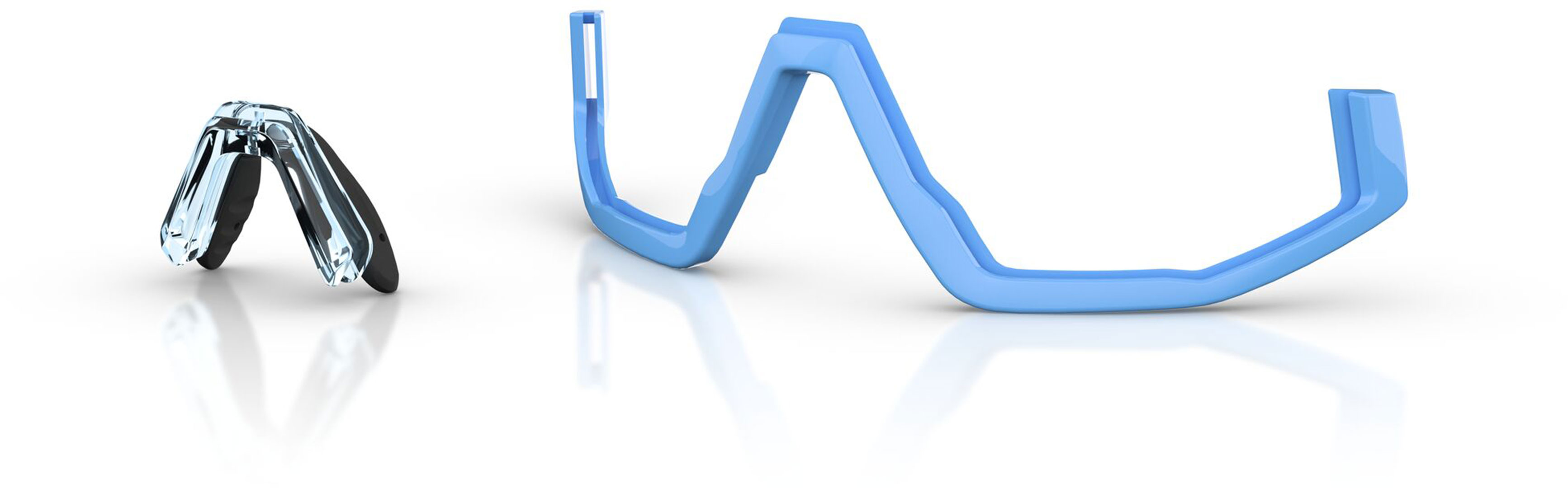 Product image 5 of the product “FUSION Sunglasses 2026 transparent blue/blue ”