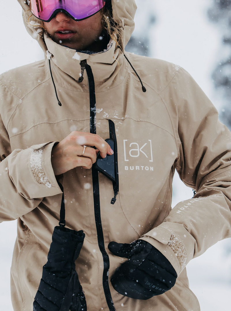 Burton WOMEN AK GORE TEX EMBARK Jacket summit taupe | Warehouse One