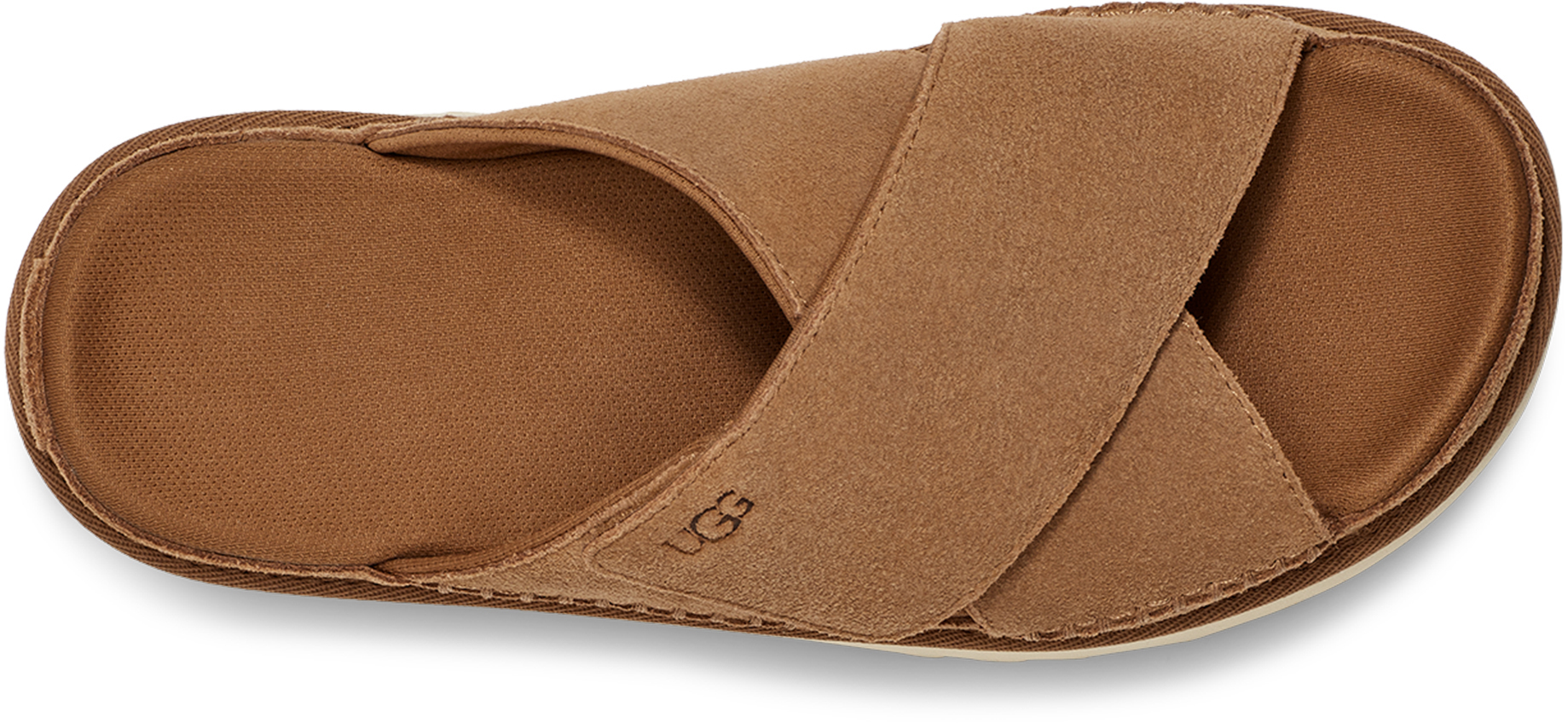 UGG Sandalen Slaps GOLDENSTAR CROSS SLIDE Sandale 2024 chestnut Sandaletten