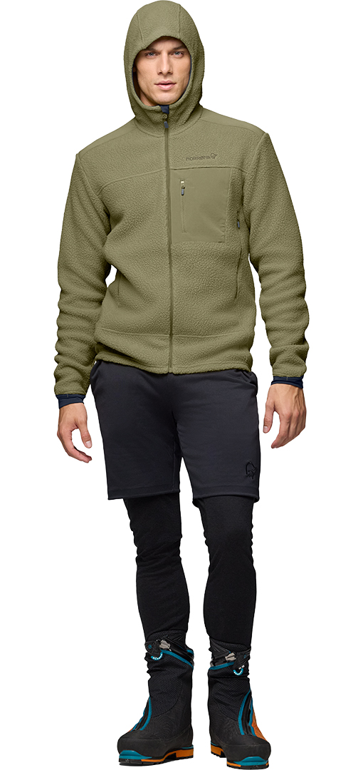 Artikelbild 5 des Artikels “TROLLVEGGEN WARM3 HOOD Zip Fleece 2027 deep lichen green XL“