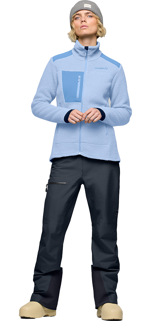 Artikelbild 5 des Artikels “TROLLVEGGEN WARM3 WOMEN Zip Fleece 2027 cashmere blue/allure L“