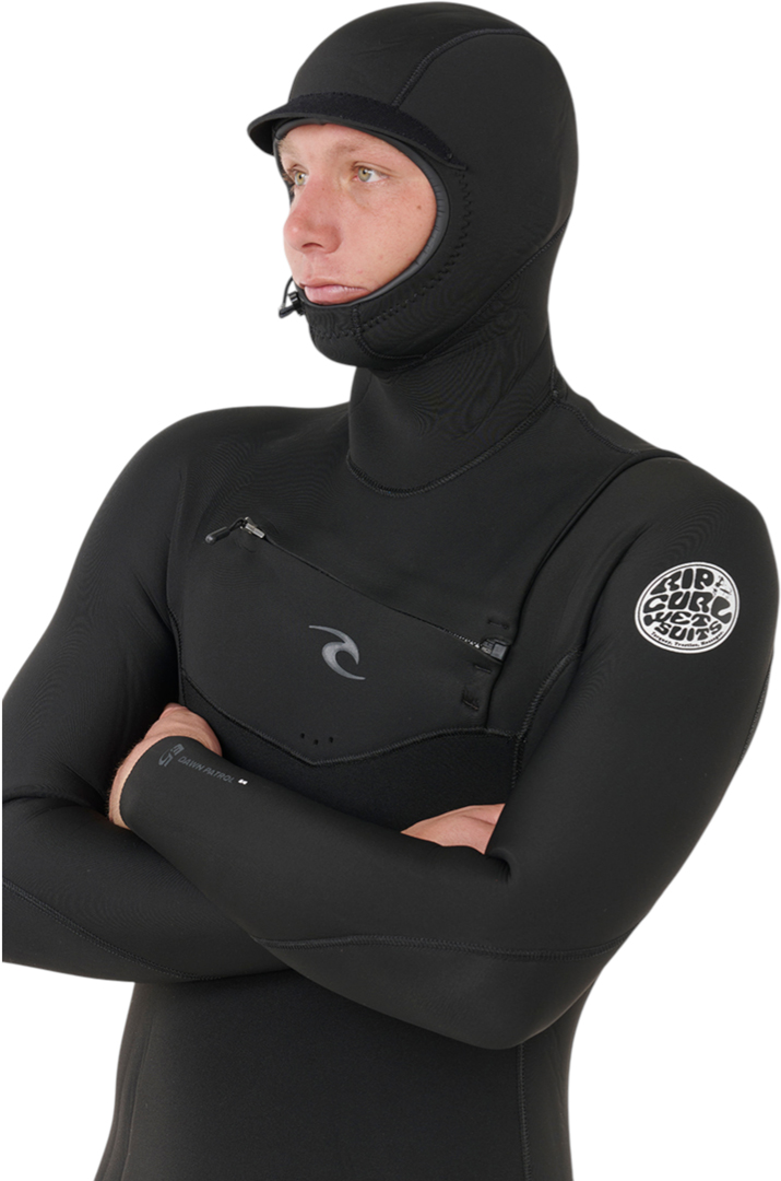 RIP CURL Neopren Surfanzug Neoprenanzug DAWN PATROL HOOD 64 CHEST ZIP Full Suit