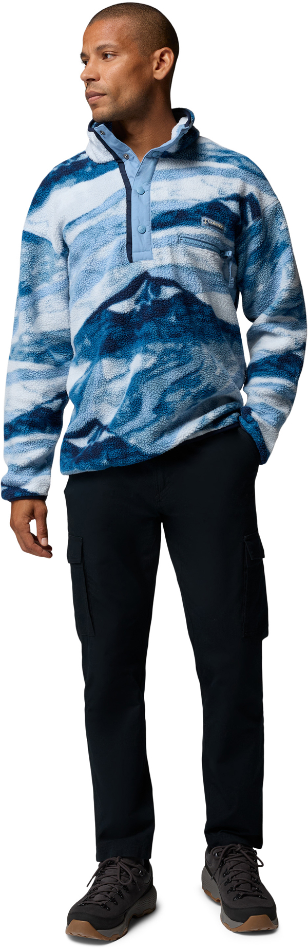 Product image 5 of the product “HELVETIA II PRINTED Fleece 2027 rainy day summits L”