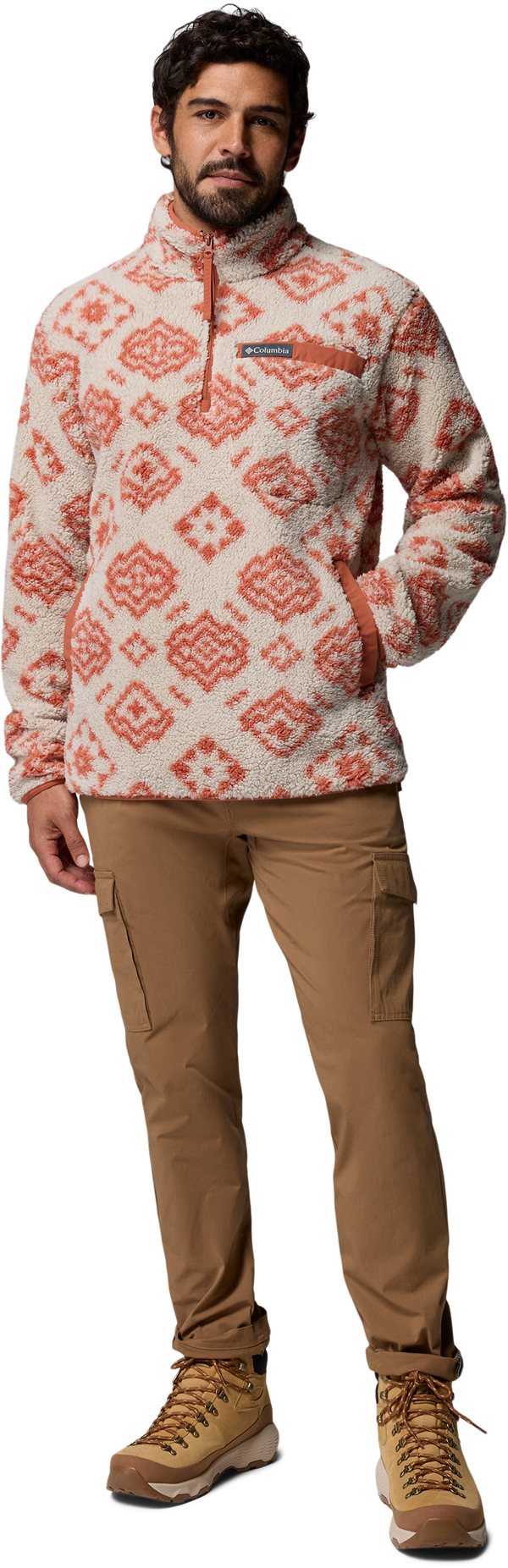 Artikelbild 5 des Artikels “RUGGED RIDGE HIGH PILE Fleece 2027 dark stone checked out/teak brown “