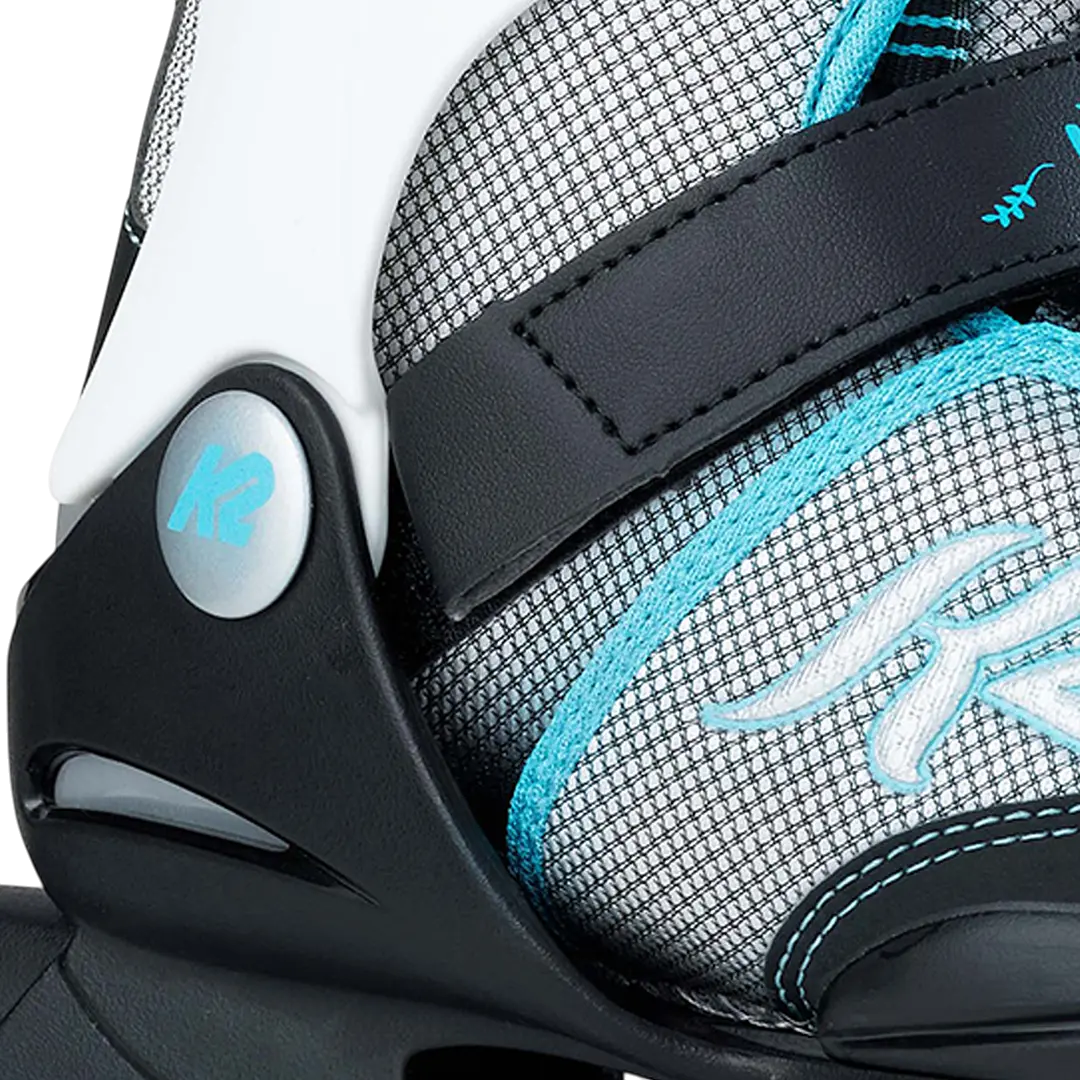 Product image 5 of the product “MARLEE Kinder Inline Skate incl. ALPINA XIMO 2 aqua rose flower gloss 29-34 | 47-51”