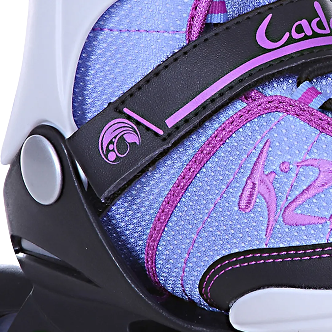 Product image 5 of the product “CADENCE JR GIRLS Kinder Inline Skate incl. ALPINA XIMO 2 aqua rose flower gloss 29-34 | 47-51”