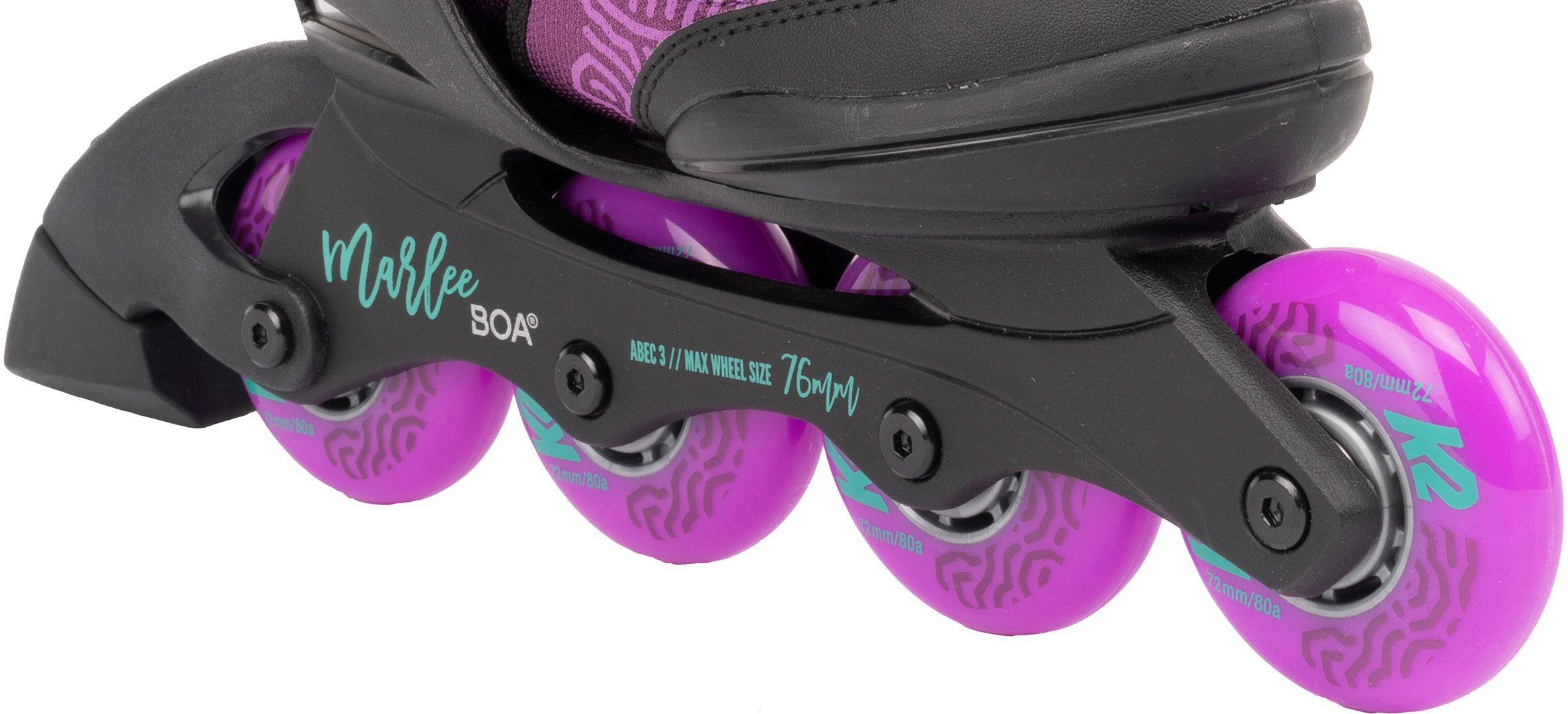 K2 Kinder Inliner Skates MARLEE BOA Kinder Inline Skate black/purple Inline 