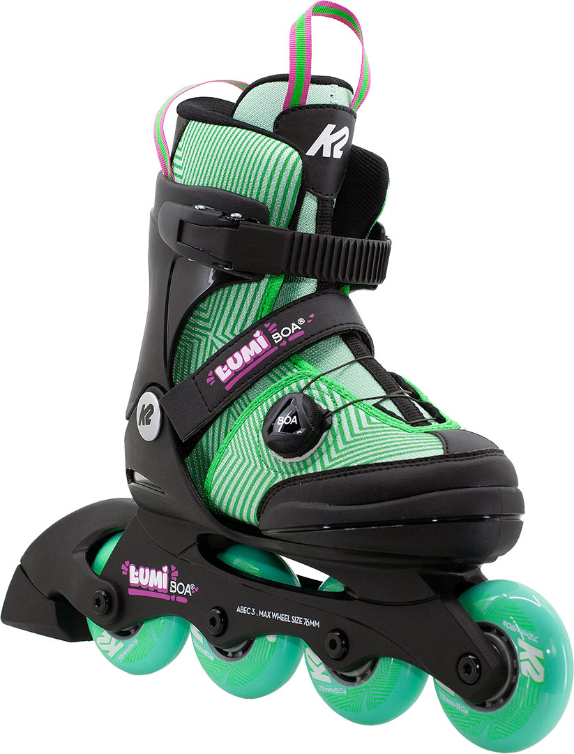 Product image 5 of the product “LUMI BOA Kinder Inline Skate 2026 watermelon incl. SABRES 4 ICEBLADES 35-40”