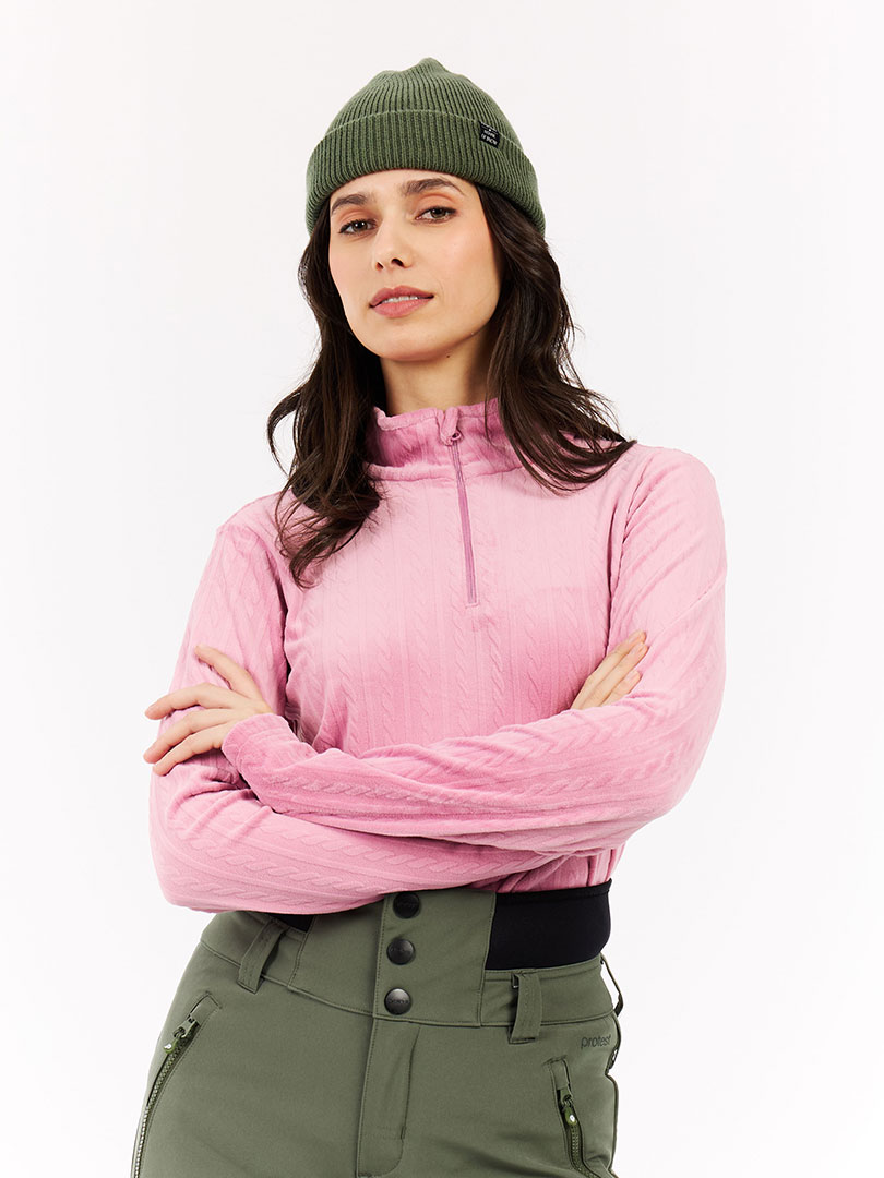 Product image 5 of the product “PRTGAIL 1/4 ZIP Top 2026 vintage pink M”