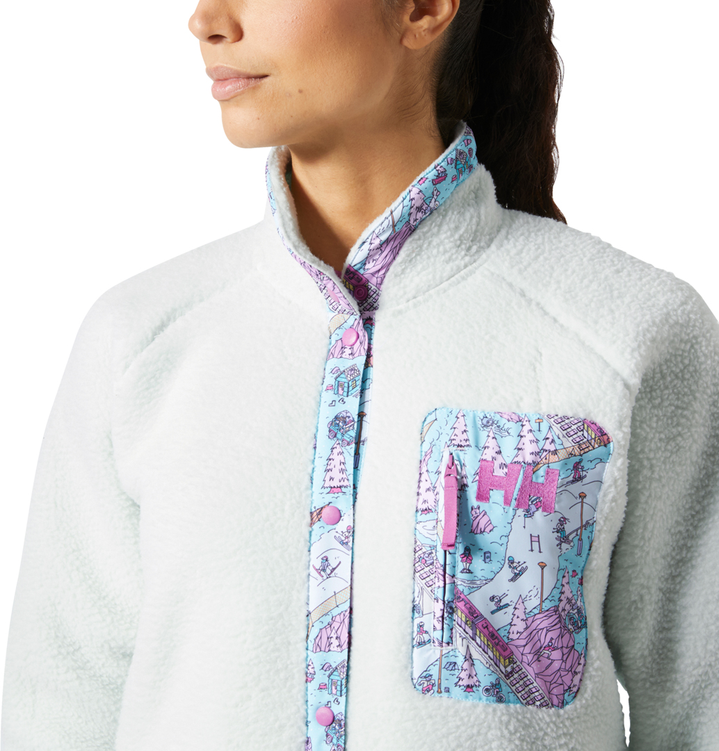 Artikelbild 5 des Artikels “WOMEN IMPERIAL PILE SNAP Fleece 2026 seafoam oslo aop S“