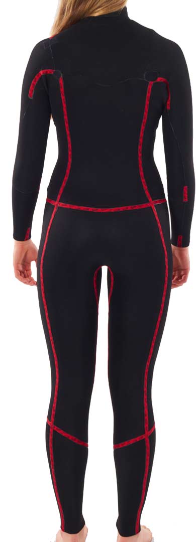 Product image 5 of the product “WOMENS DAWN PATROL PERFORMANCE 4/3 CHEST ZIP Full Suit 2023 black 14”