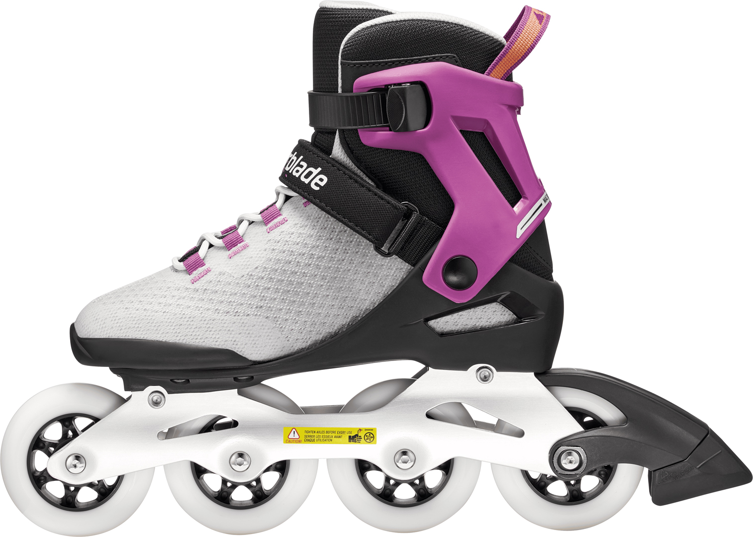 Artikelbild 5 des Artikels “MACROBLADE 84 W Inline Skate 2026 light grey/violet/orange 38/38,5“