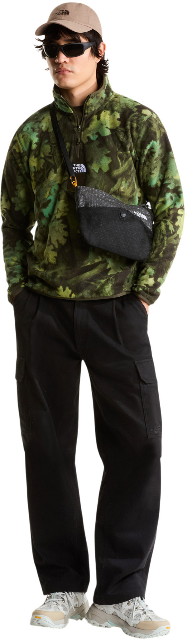 Artikelbild 5 des Artikels “NOVELTY LOGO GLACIER 1/4 ZIP Fleece 2027 new taupe green XXL“