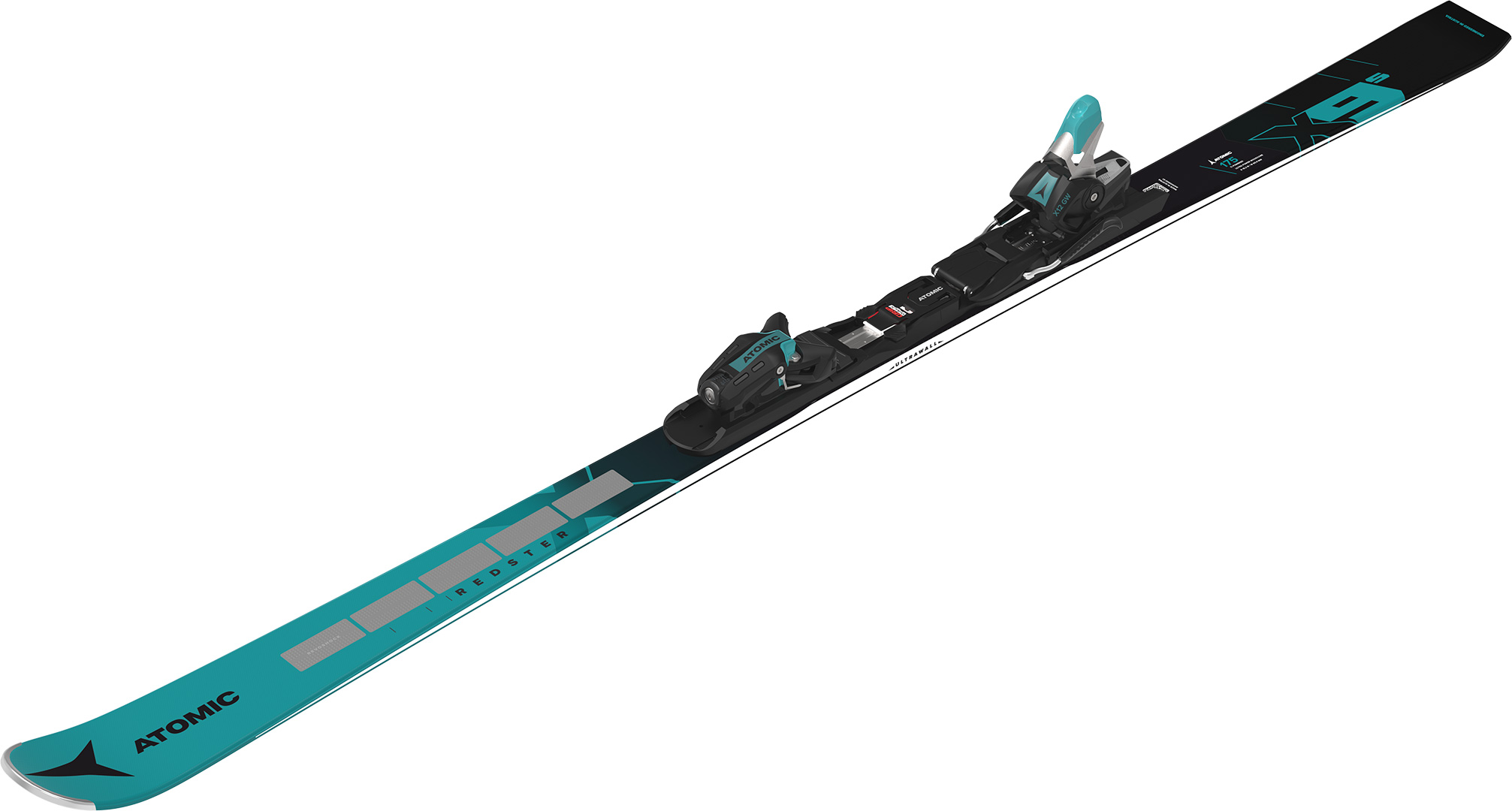 Atomic REDSTER X9S REVOSHOCK S Ski inkl. X 12 GW black teal Warehouse One