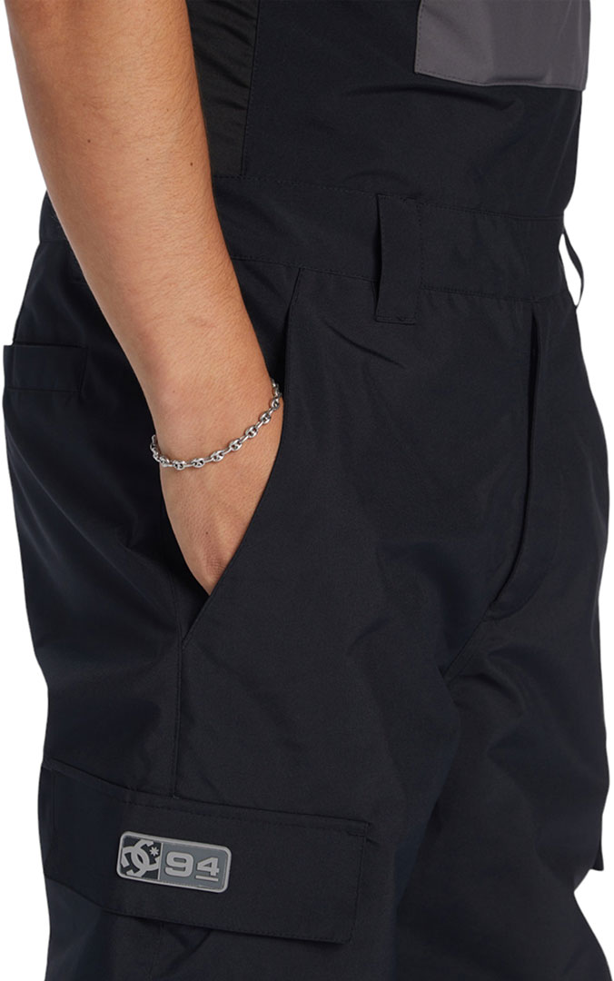 DC Snowboard Skihose Schneehose DOCILE BIB Hose 2025 black Snowboard Winter Hose