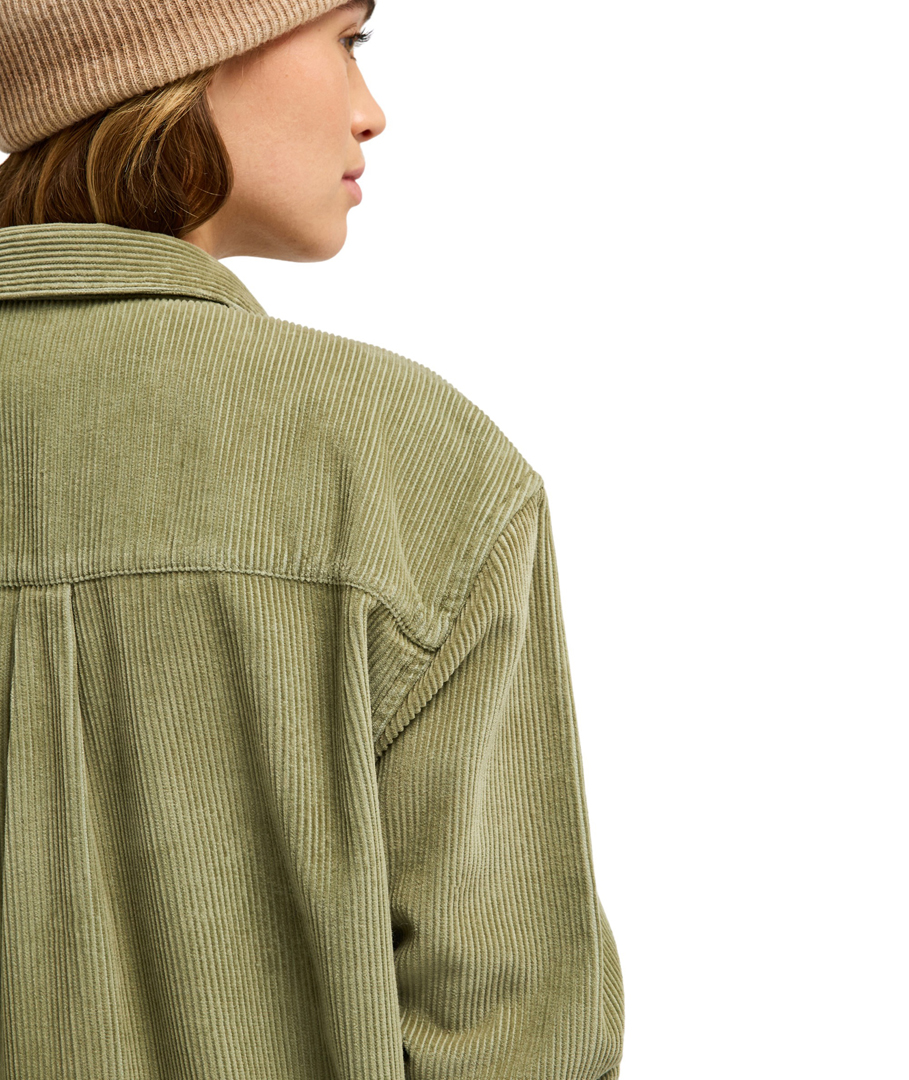 Product image 5 of the product “LET IT GO CORD Shirt 2027 oil green L”