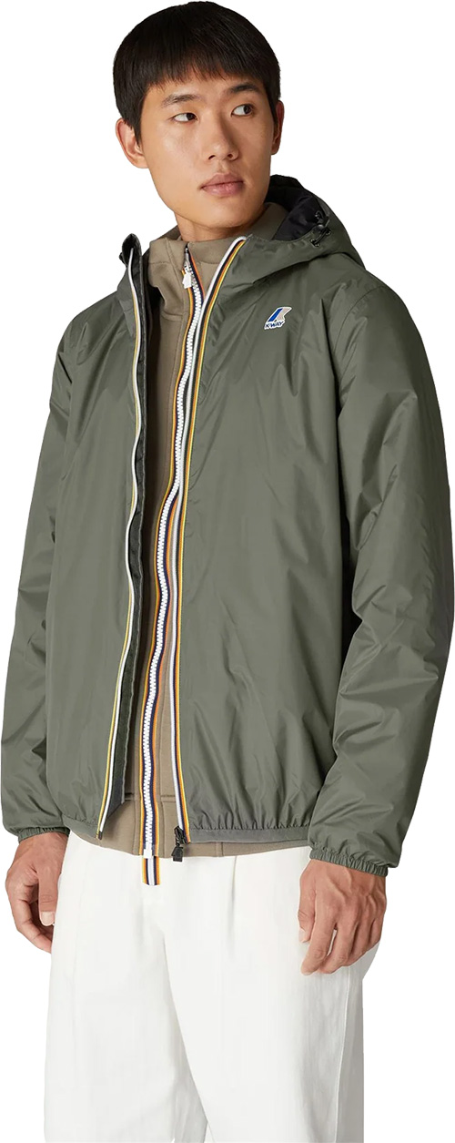 K-WAY Übergangs Jacke Streetwear LE VRAI 3.0 CLAUDE WARM Jacke 2025 green