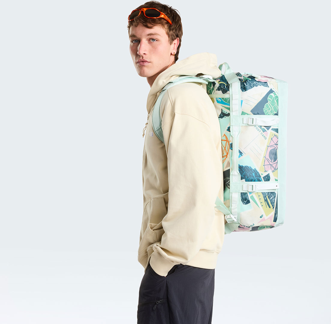 Product image 5 of the product “BASE CAMP S Bag 2026 opal frost tnf postcard print/opal frost pearl stone ”