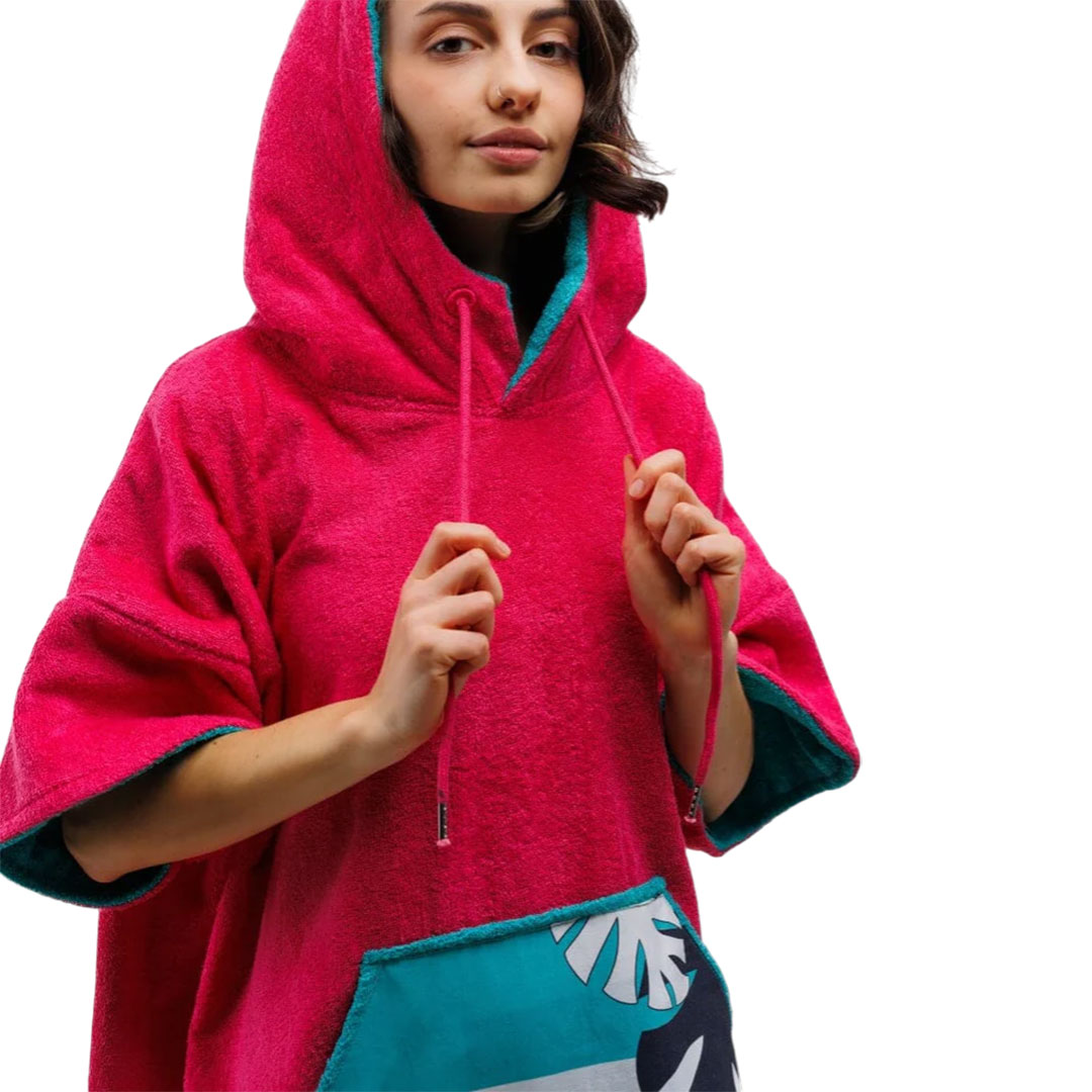 Artikelbild 5 des Artikels “COTTON VELOURS PINK WAVE Poncho 2026 XS“